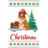Weihnachtsgeschenk Hund unterm Weihnachtsbaum