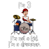I'm 3 - Young Drummer
