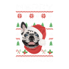 French Bulldog Merry Christmas