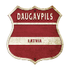 Daugavpils Lettonie Armoiries Drapeaux