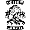 Viking Skull Skull Valhalla