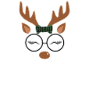 Christmas time sweet reindeer