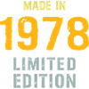 Fabriqué en 1978 édition limitée