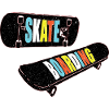 Skateboard skater skate border