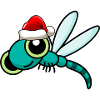 Libellule de Noël Libellule