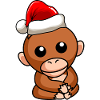 Orangutan monkey Christmas