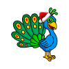 Peacock Comic Christmas