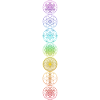 Sacred Geometry 7 Chakras Spiritual Art