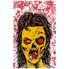 Illustration cool d’un zombie