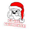 Comicstyle Pudelmotiv - Weihnachten ohne mich