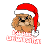 Comicstyle Pudelmotiv - Weihnachten ohne mich