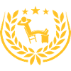 Icon man relaxes laurel wreath