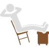 Chill Man Chair Icon