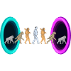 Evolution through portals