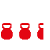Kettlebell Life Pixelated Dark