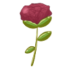 Purple flower symbol nature