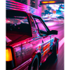 Vaporwave Aesthetic Synthwave Car