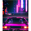 Vaporwave Aesthetic Synthwave Car