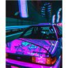 Vaporwave Aesthetic Synthwave Car