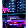 Vaporwave Aesthetic Synthwave Car
