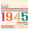 Legendary December 1945 limited edition