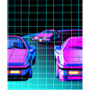 Vaporwave Aesthetic Synthwave Car