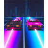 Vaporwave Aesthetic Synthwave Car
