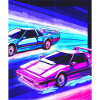 Vaporwave Aesthetic Synthwave Car