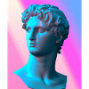 Vaporwave Statue Roman Bust