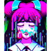 Pastel Esthétique Triste Anime Fille