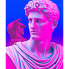 Vaporwave Statue Roman Bust