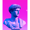 Vaporwave Statue Buste romain