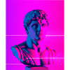 Vaporwave Statue Buste romain
