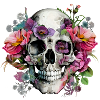 Flower skull