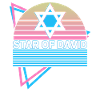 Davidstern Jüdisch Retro