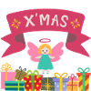 XMAS Engel mit Geschenken