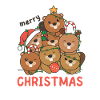 Beaver Christmas Tree Merry Christmas