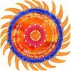 Sunshine Mandala white font