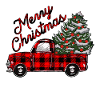 christmas truck, Merry Christmas Holiday