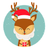 Santa Claus Deer
