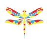 Libelle Libelle Libellen Mandala