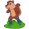 Squirrel Inline skating Inline skates