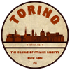 Torino Skyline Retro Emblem