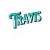 Travis' name personalized