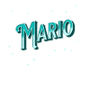 Mario's name personalized