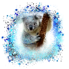 koala ,blau,graffiti,malerei,koalabär, brush