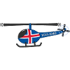Helicopter Iceland Flag Children