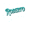 Le nom de Roberto personnalisé