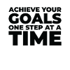 Goal Typography Life Quotes Positive Message