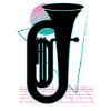 Tuba Player Tuba Musical Instrument
